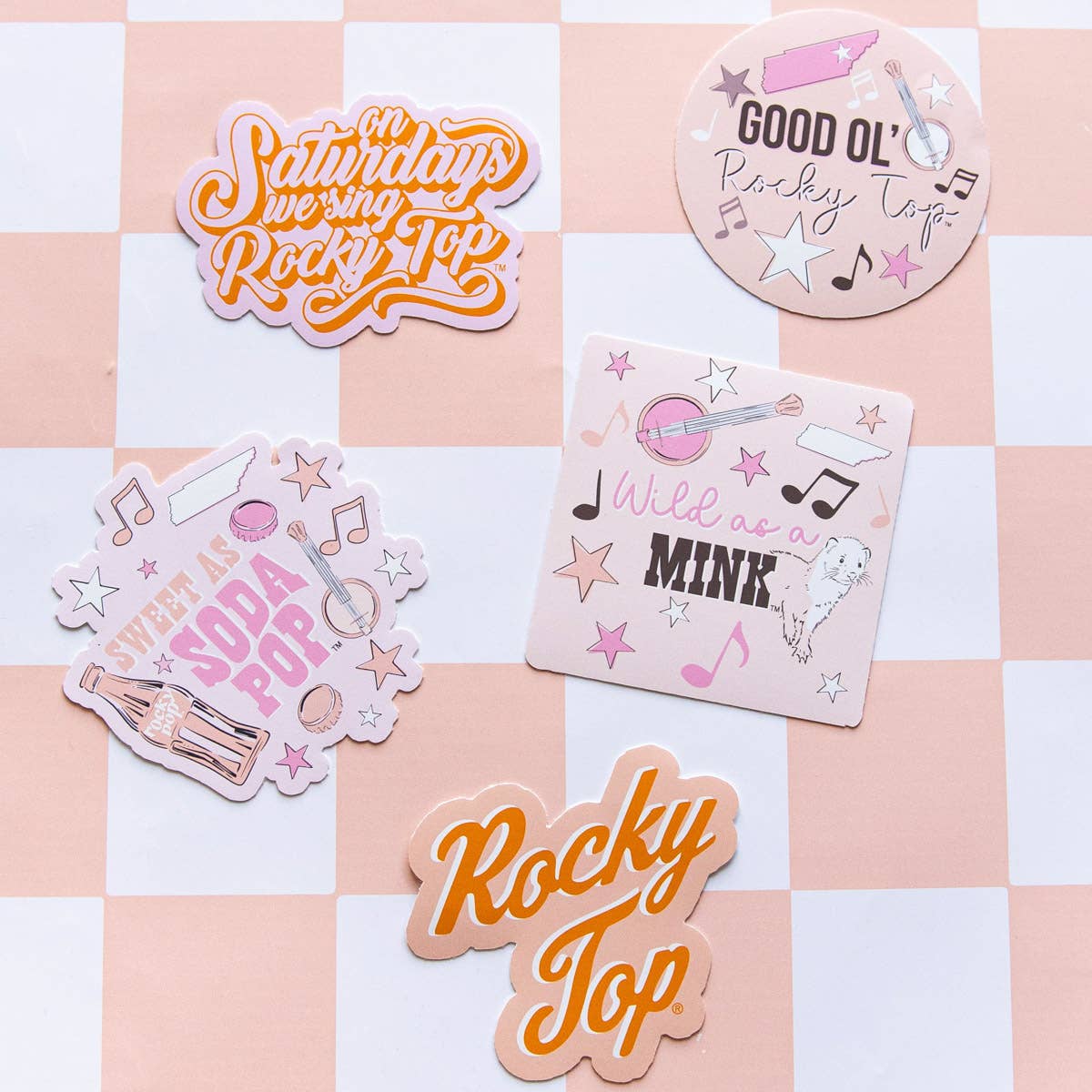 Rocky Top Decals (5 Designs) to Choose From: