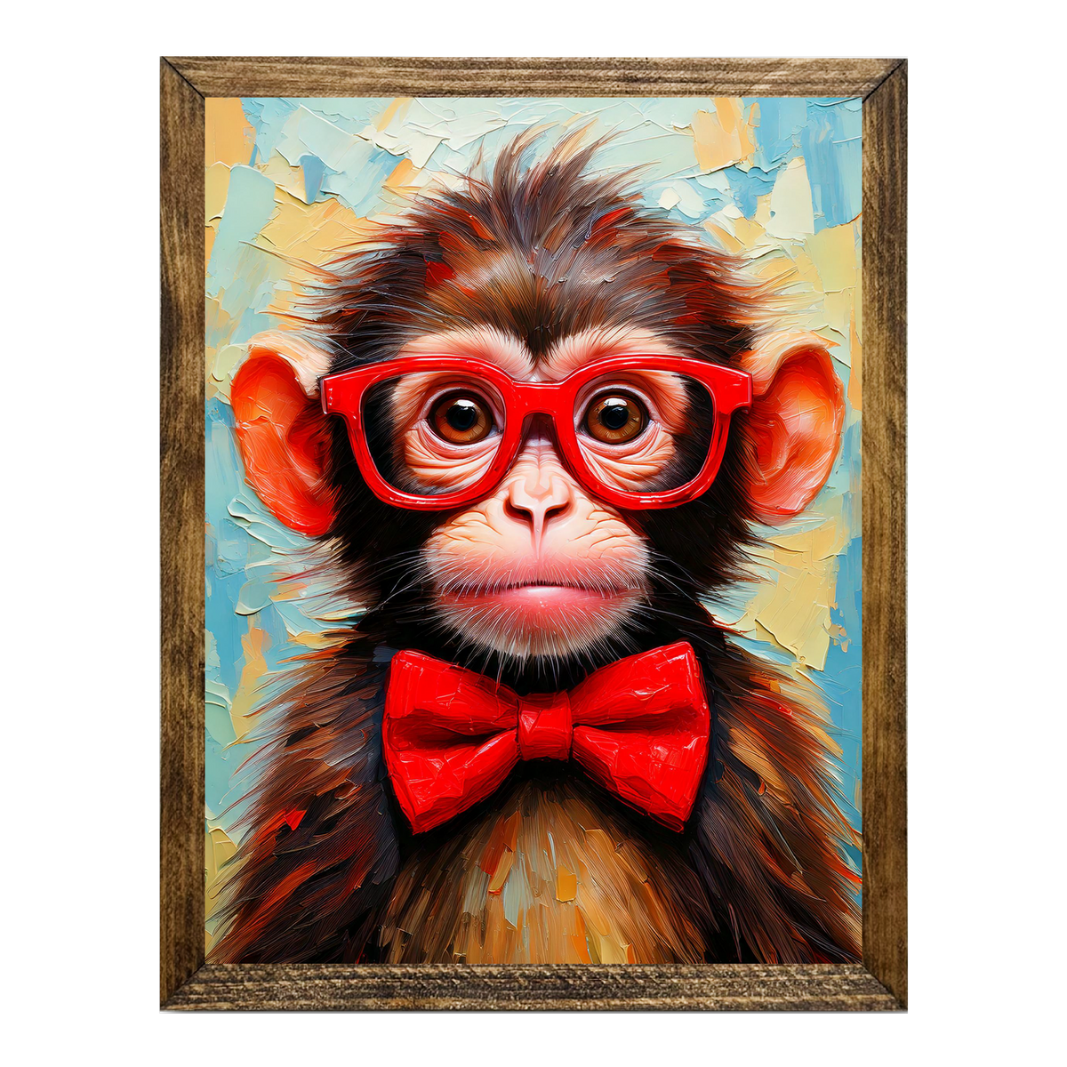 ARTISTIC SERIES TIMBERLAND- ANIMALS WITH GLASSES BABY MONKEY