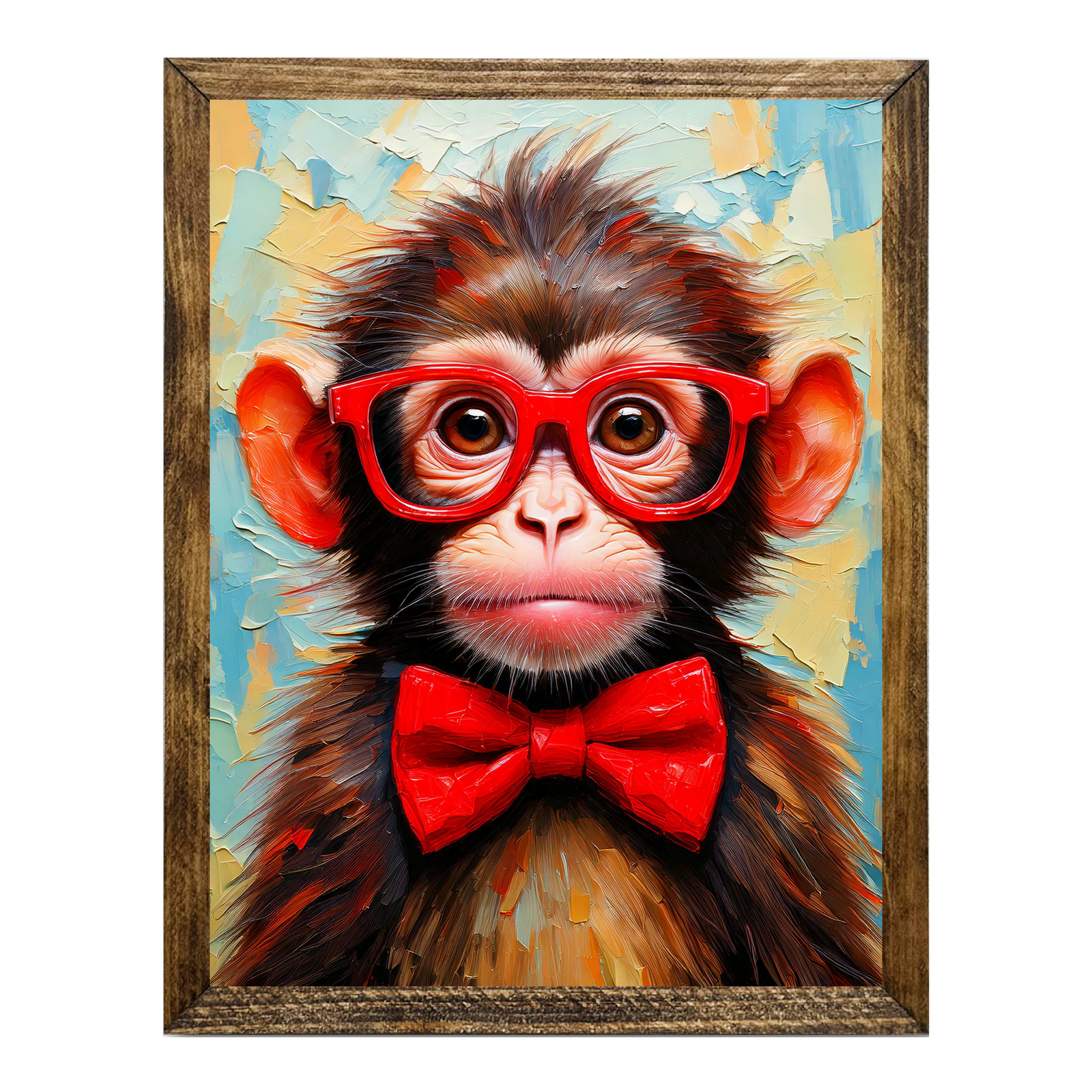 ARTISTIC SERIES TIMBERLAND- ANIMALS WITH GLASSES BABY MONKEY