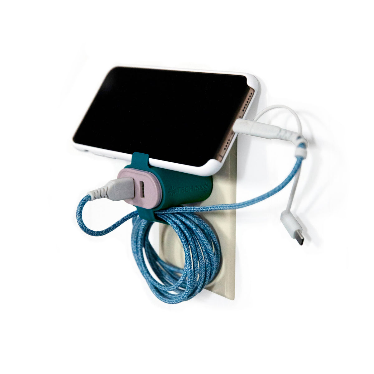 ID ME USB POWER ADAPTER : WHITE/LIGHT SLATE: WHITE/LIGHT SLATE