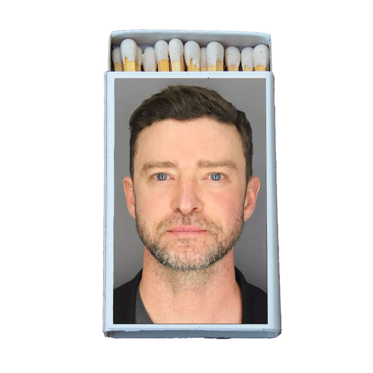 Matches • Celebrity Mug Shot • Home Decor for Candles