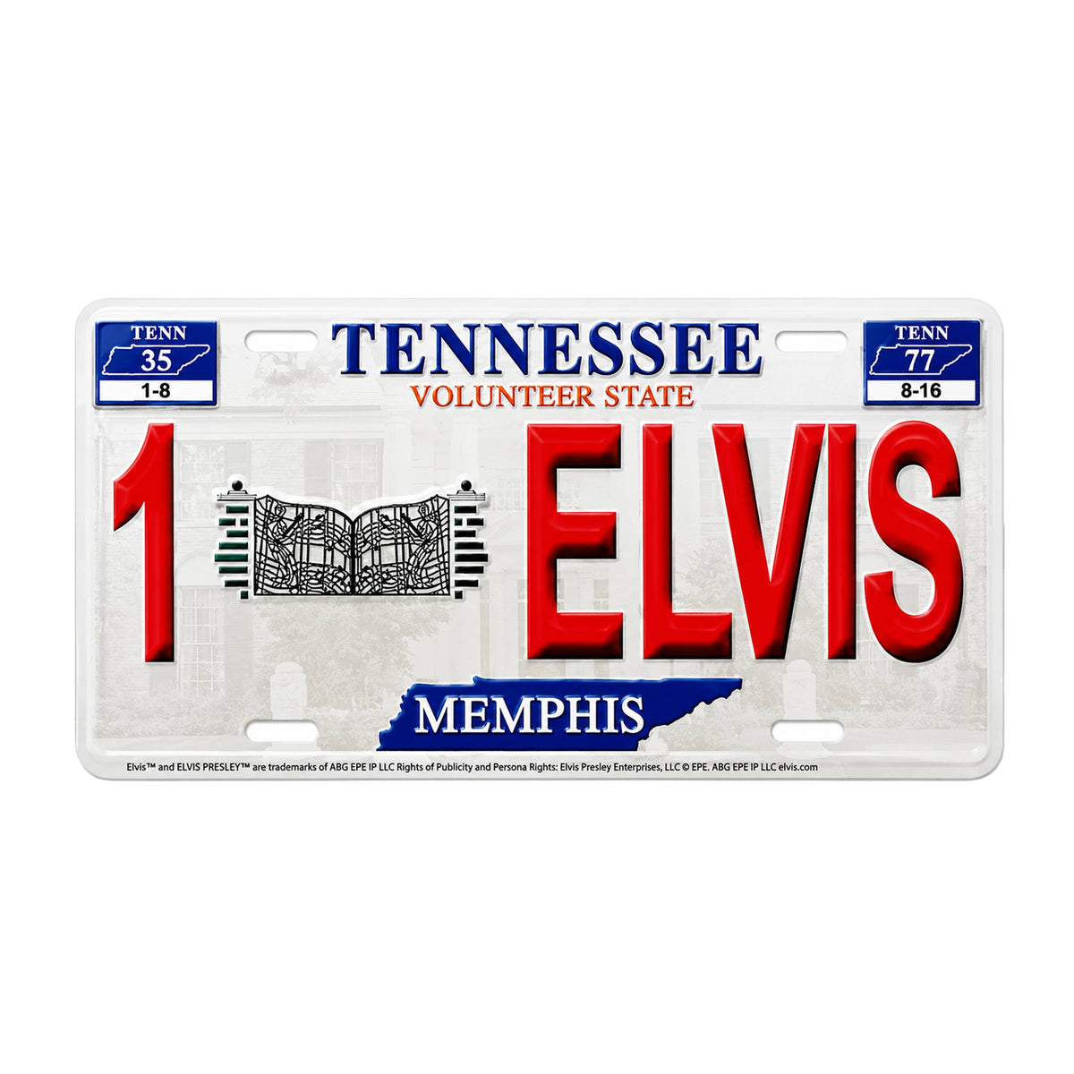 Elvis License Plate - 1 Elvis