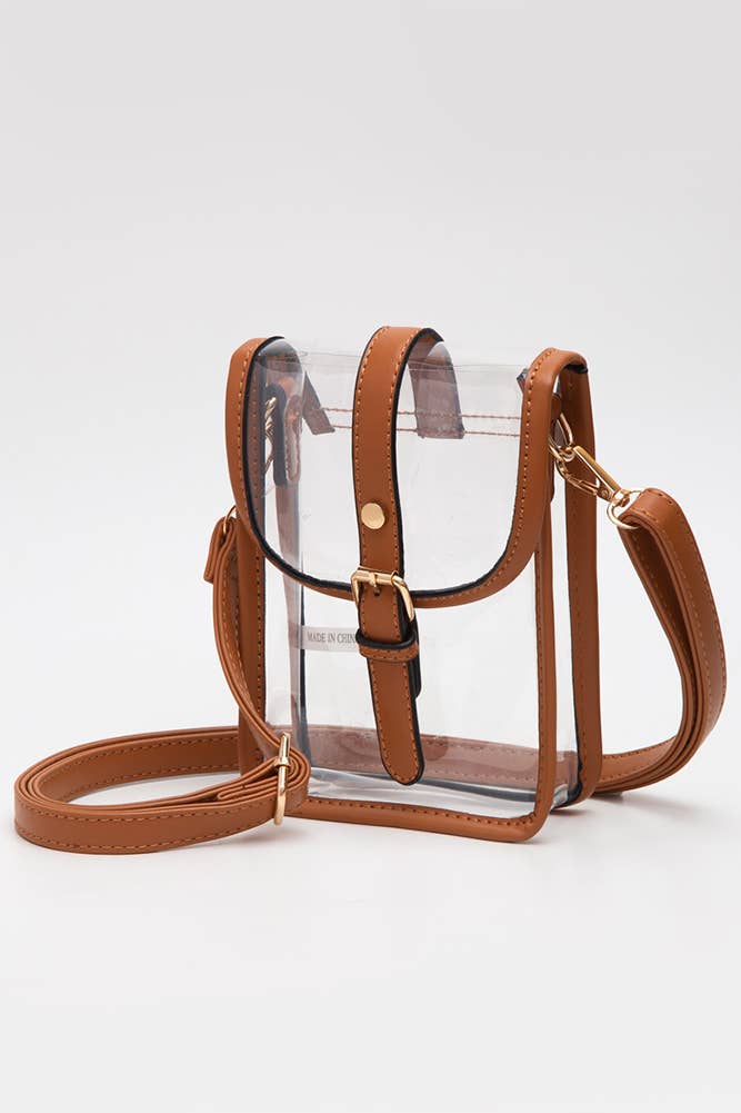 Clear Cross Body Stadium Concert Transparent Handbag