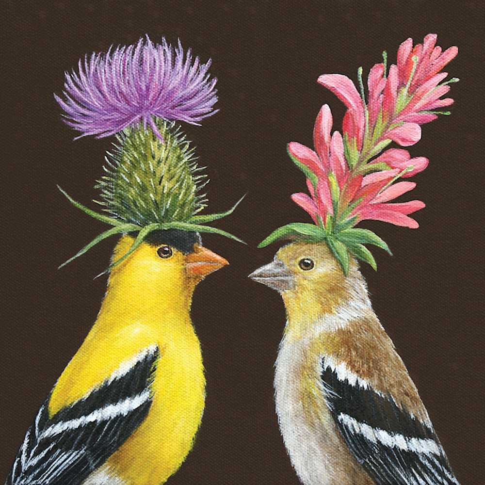BEV- GOLDFINCH COUPLE