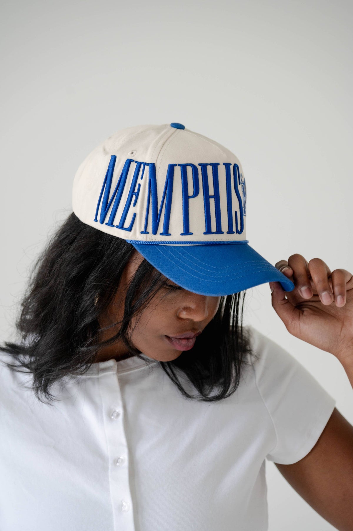 Memphis Saturday Stretch 5 Panel Canvas Baseball Hat