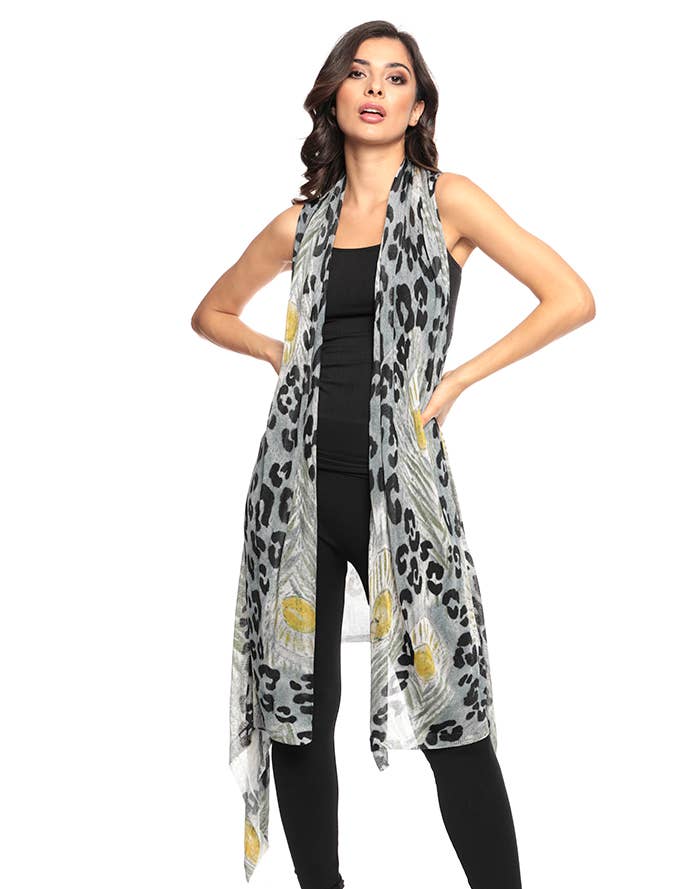 HAND PAINTED VEST: XL