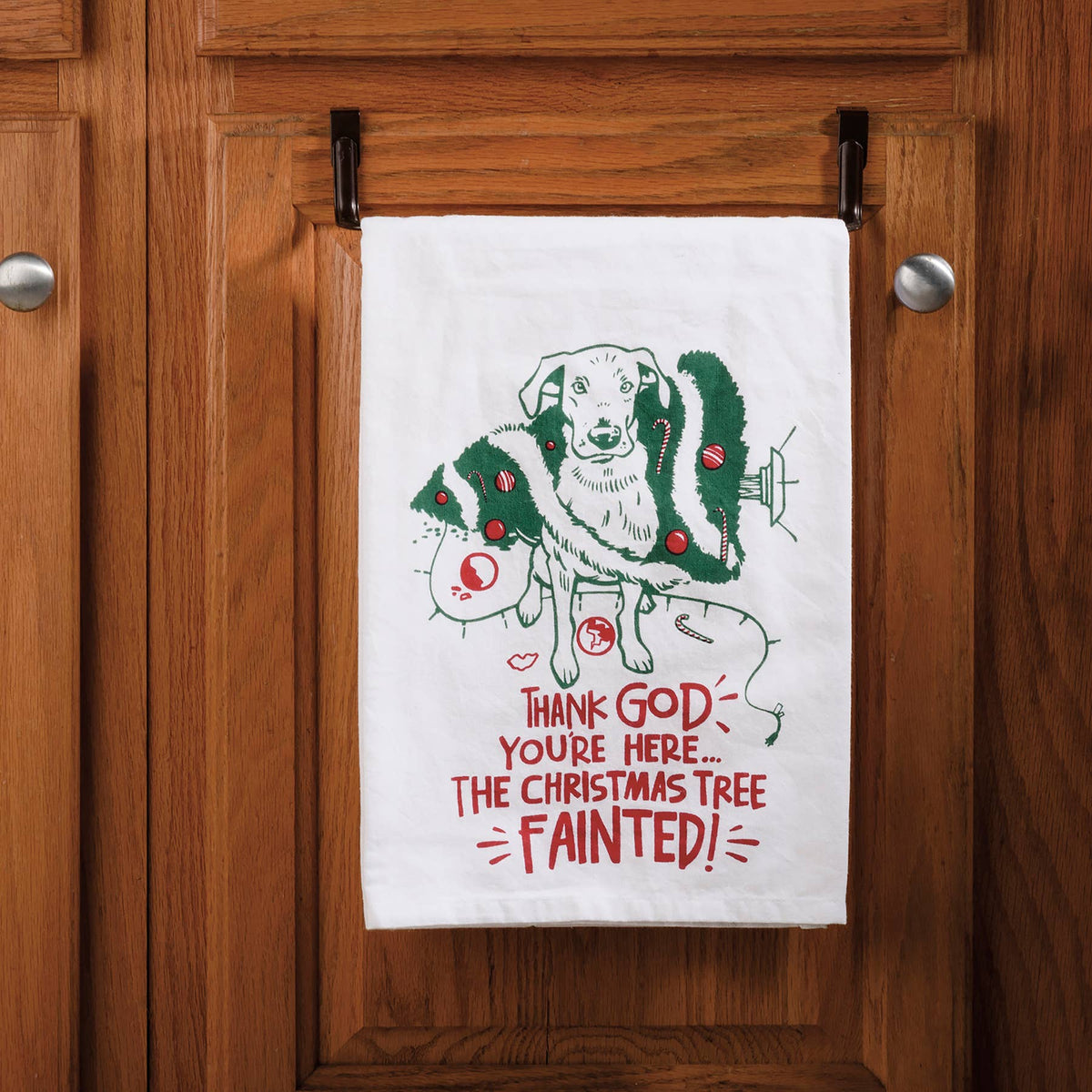 The Christmas Tree Fainted Kitchen Towel
