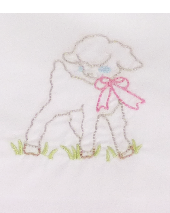 Diaper Cover Set: Pink Lamb: 3m