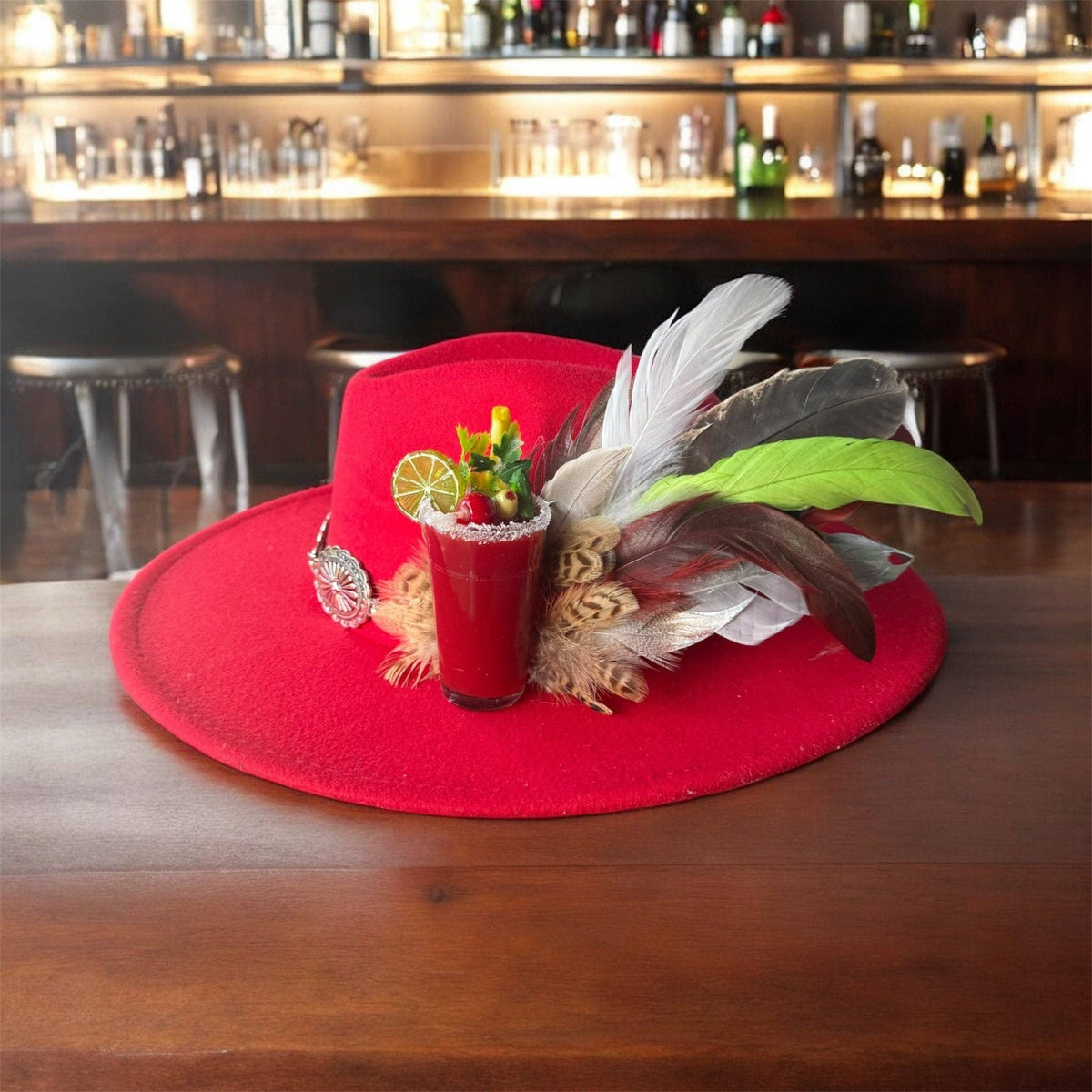 Bloody Mary Mornin Hat Fascinator