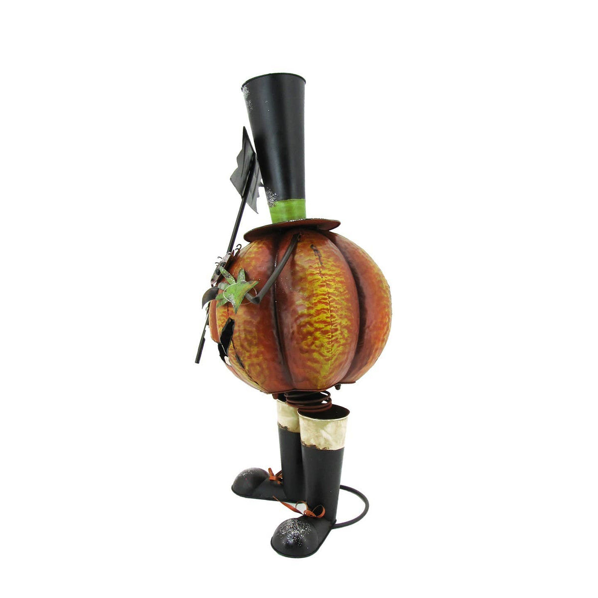 Top Hat Jack-O-Lantern Figurine "Boo"