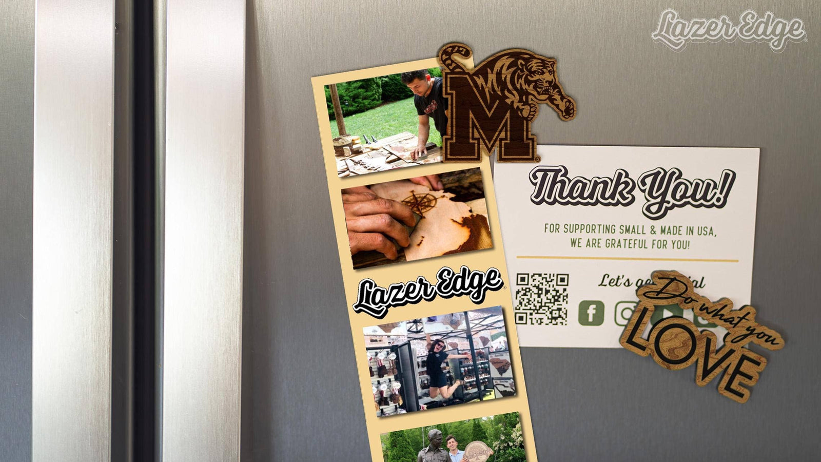 University of Memphis Block M Tigers Magnet  - Memphis Tigers