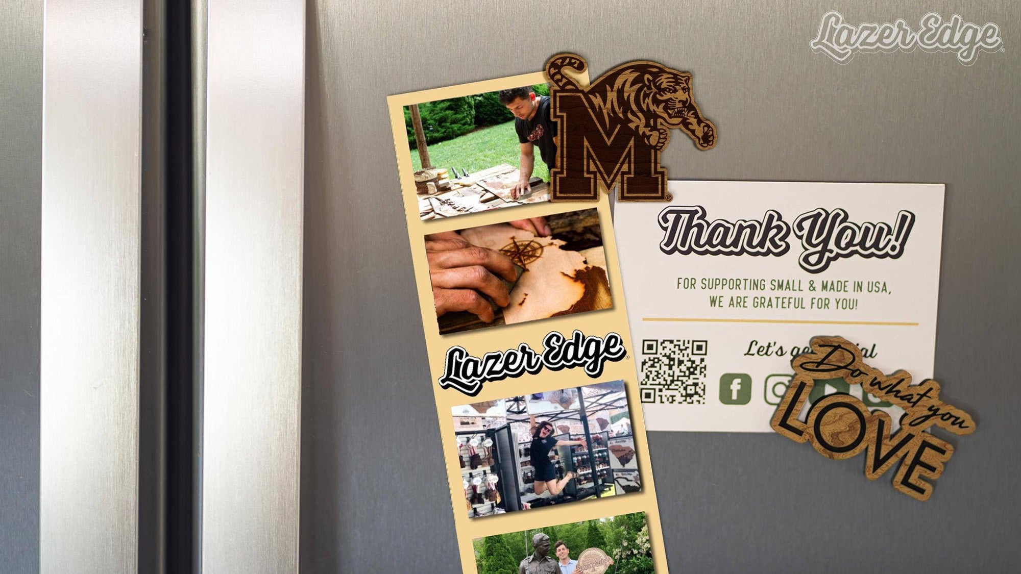 University of Memphis Block M Tigers Magnet  - Memphis Tigers