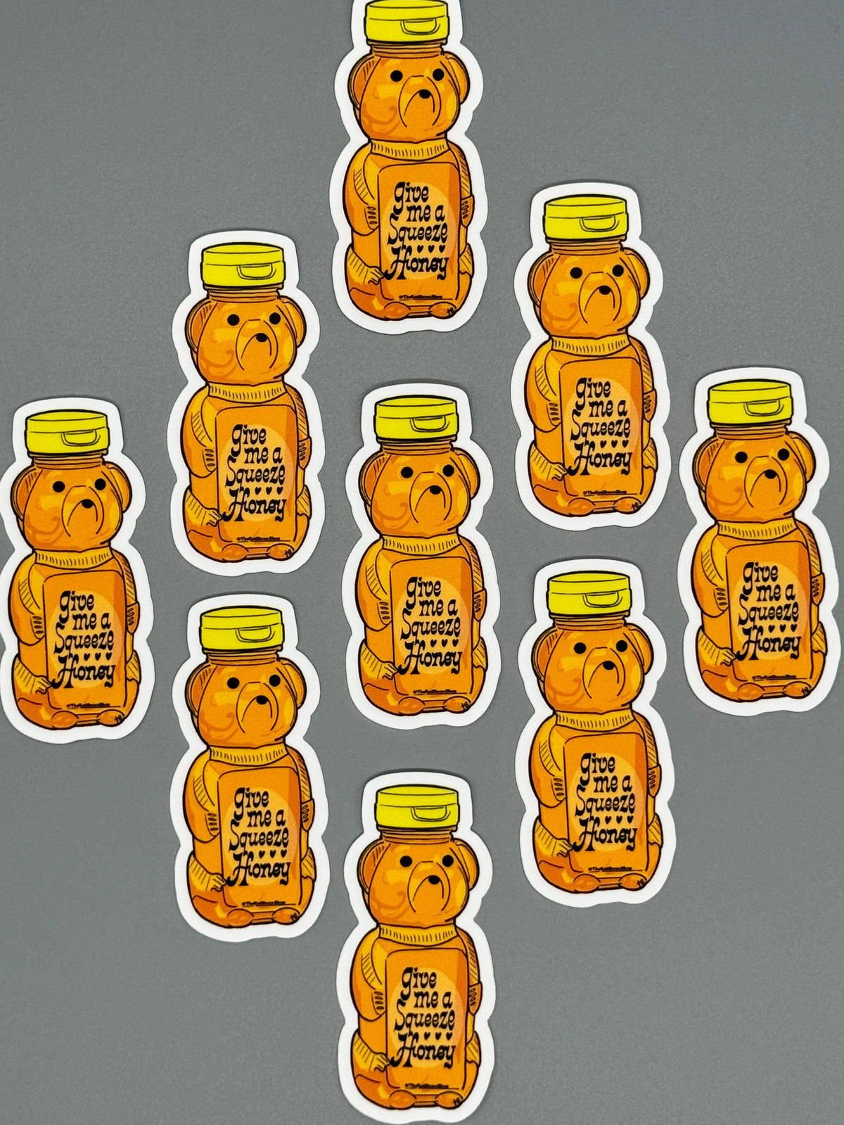 Honey Bear Vinyl Decal Sticker