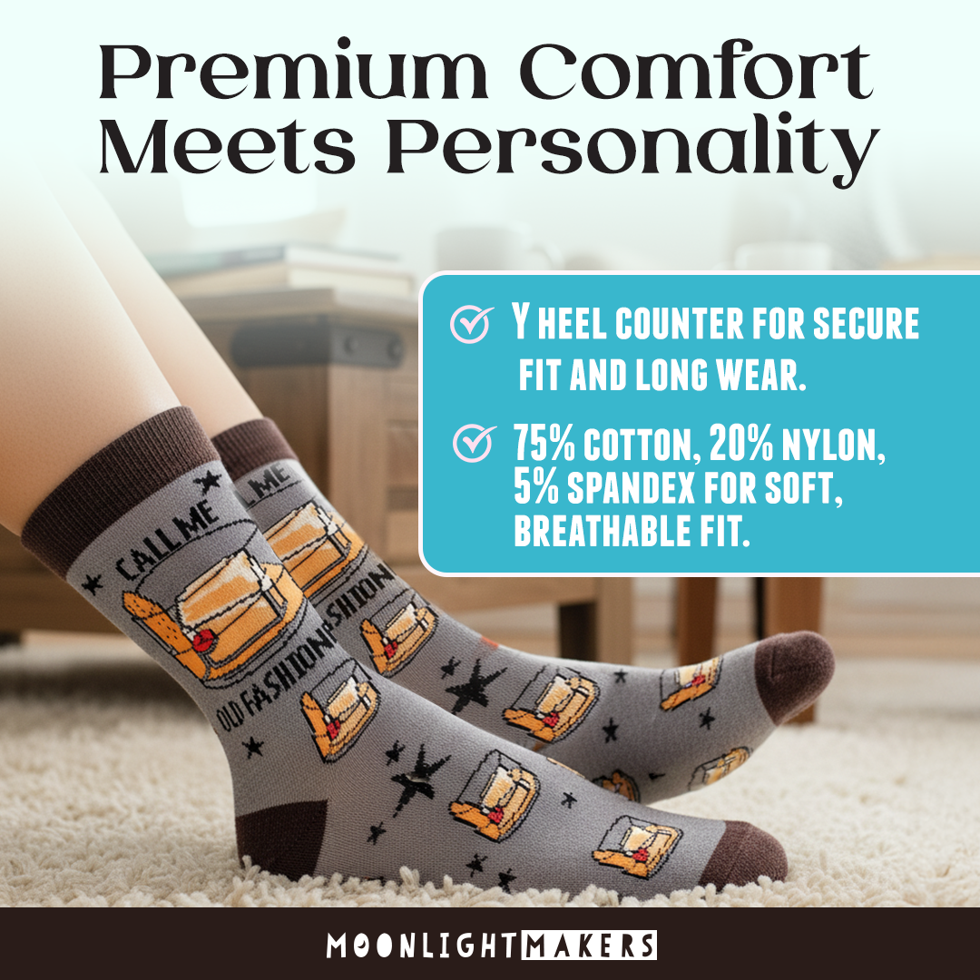 Call Me Old Fashioned - Funny Unisex Socks - Gift for Him