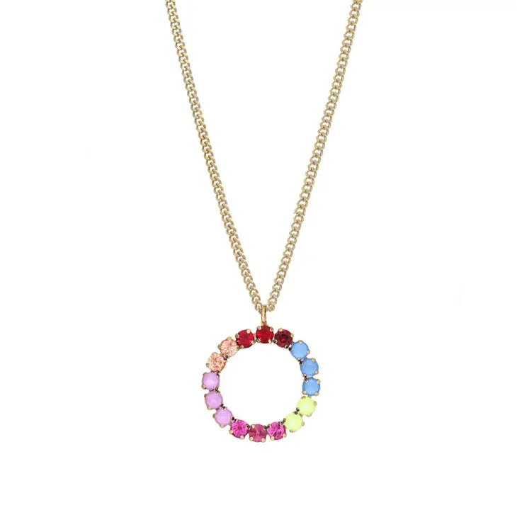 Monogram in Colors Necklace - Choose Your Initial