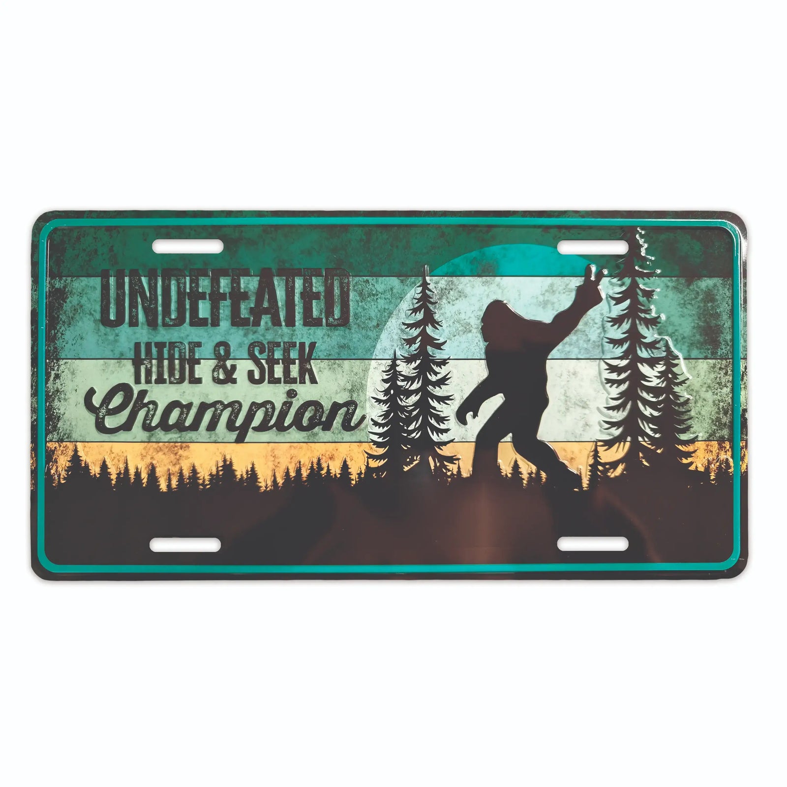 License Plate - Bigfoot Hide & Seek Champ