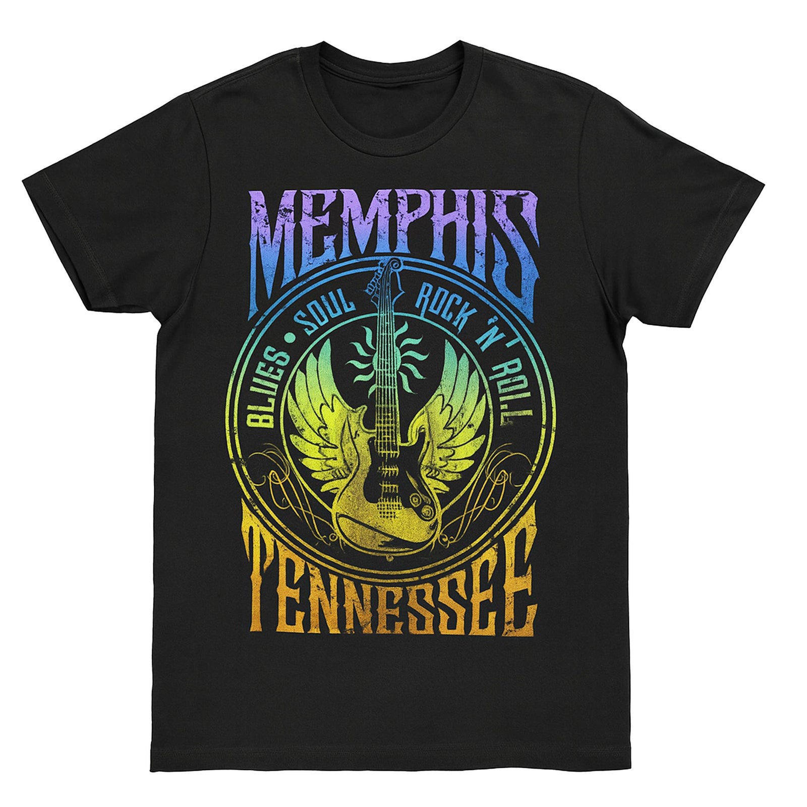 Memphis T-shirt - Guitar With Wings