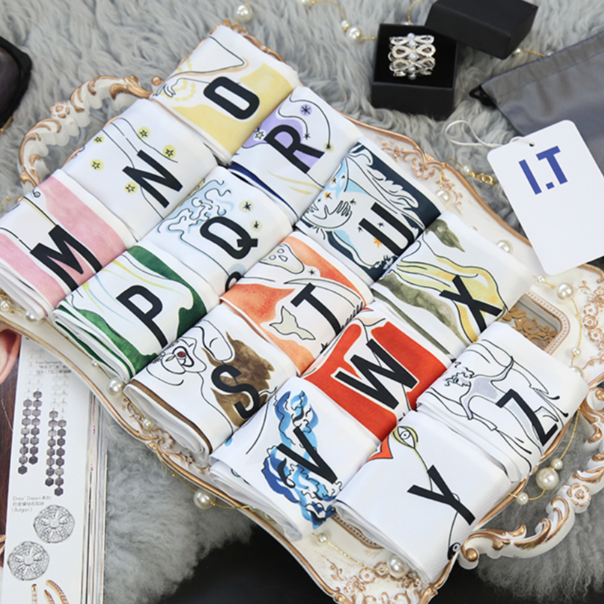 Ribbon Scarf/ Purse Scarf