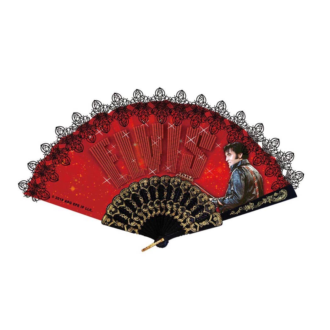 Elvis Hand Fan - 68&#39; Comeback