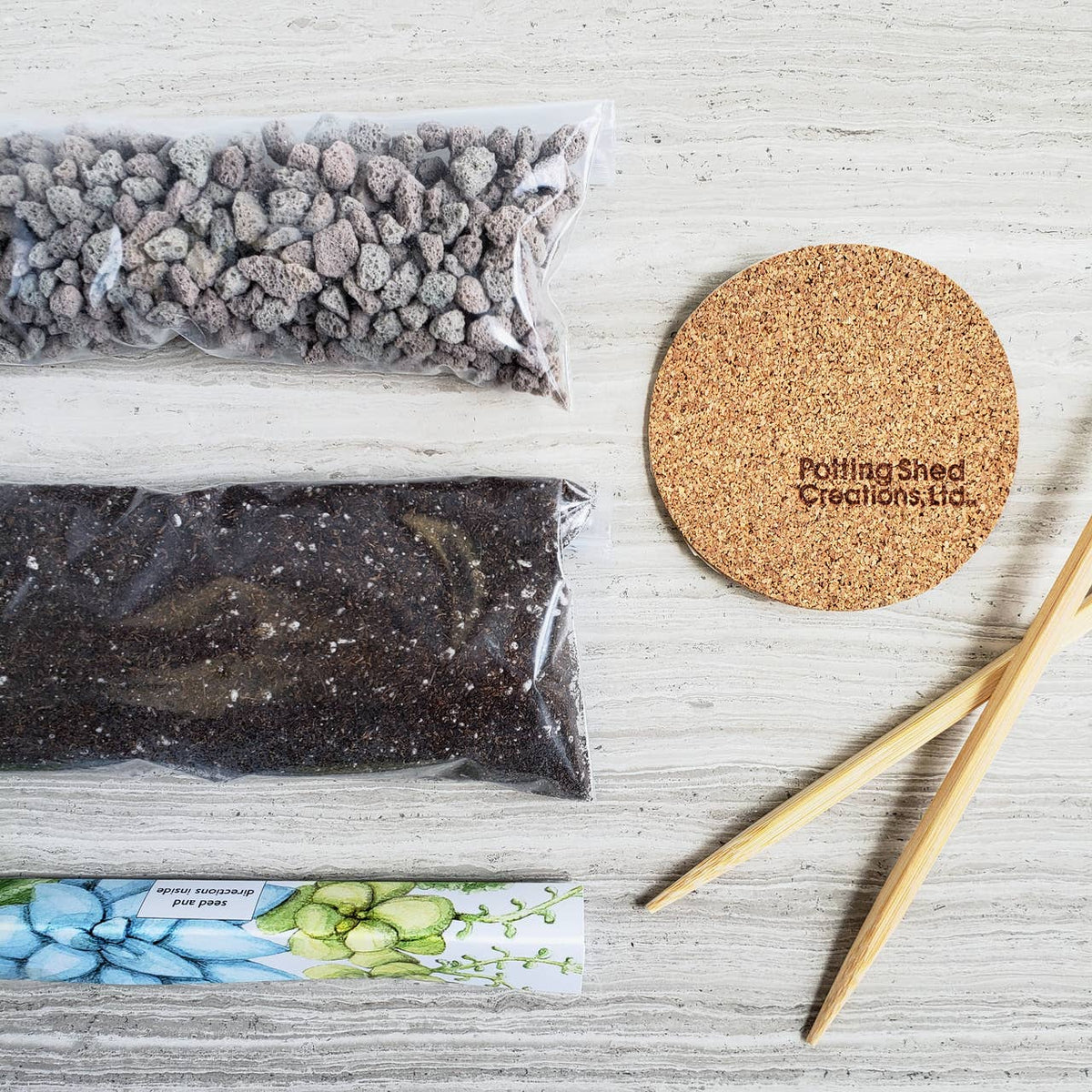 Vertical Succulent Terrarium | Gift Idea: Vertical Terrarium