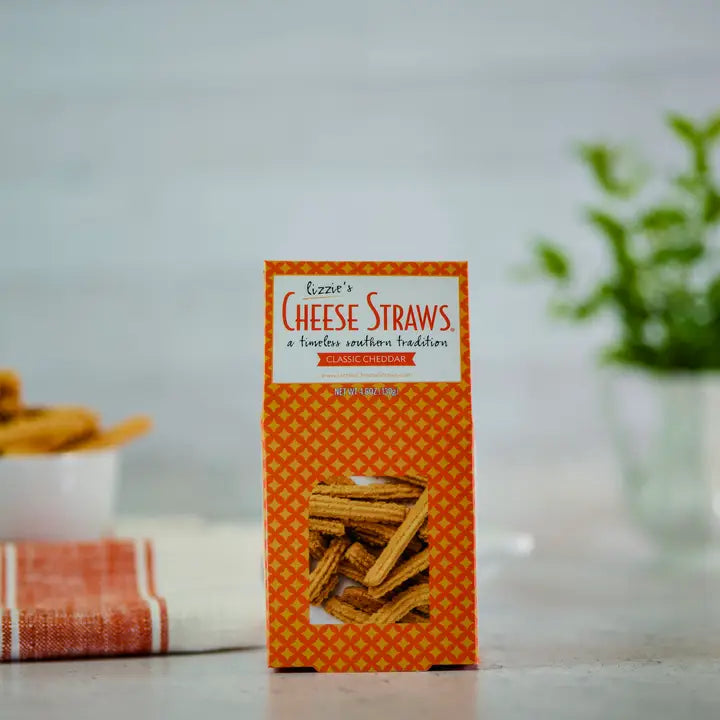 7.0 OZ. Lizzie's Classic Cheddar Cheese Straws  (WONDERFUL)