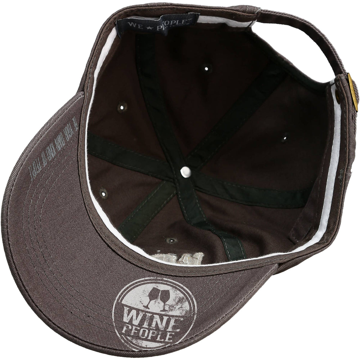 Wine People - White Adjustable Hat