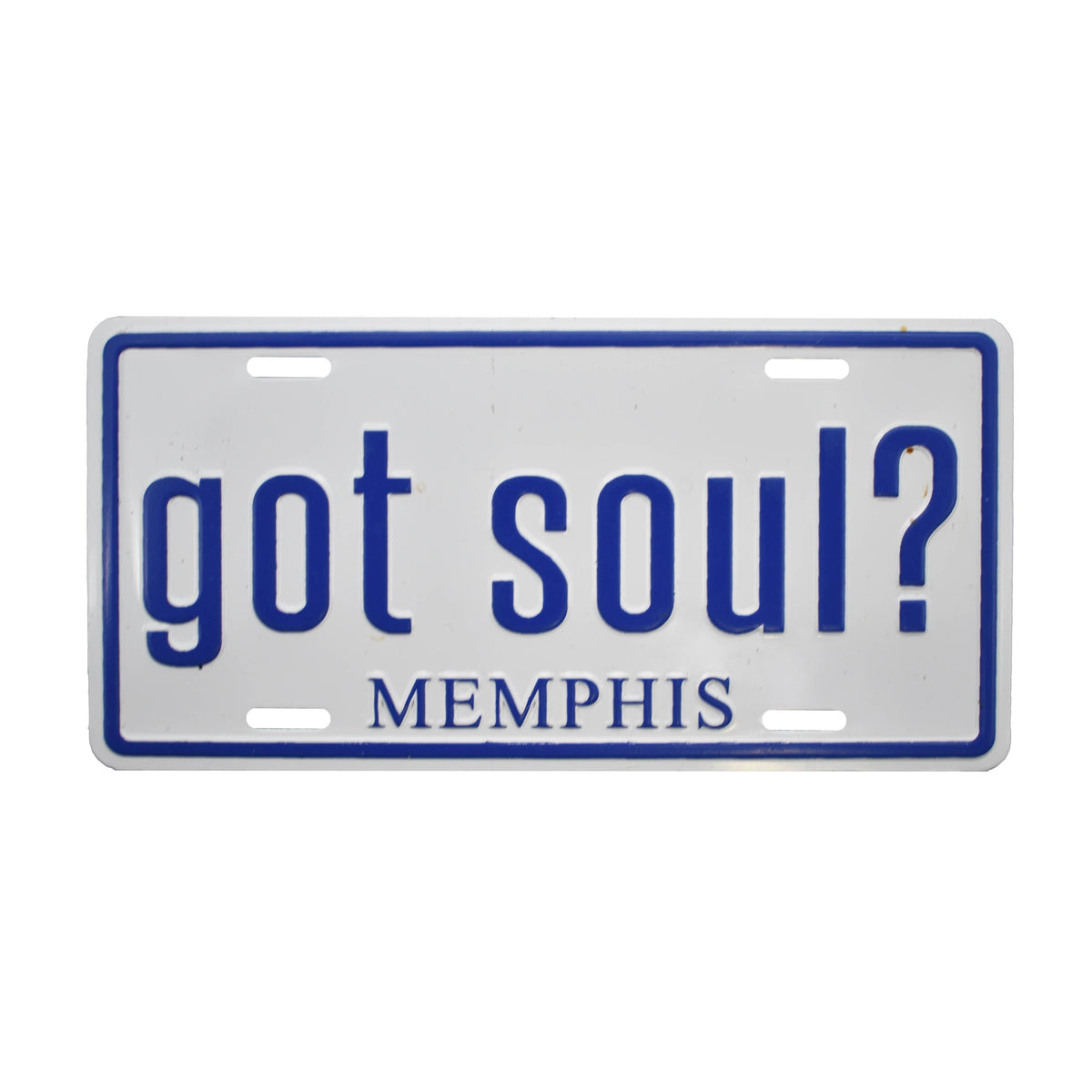 Memphis Magnet - License Plate Got Soul?