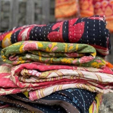 Kantha Quilt Collection - Mixed Designs