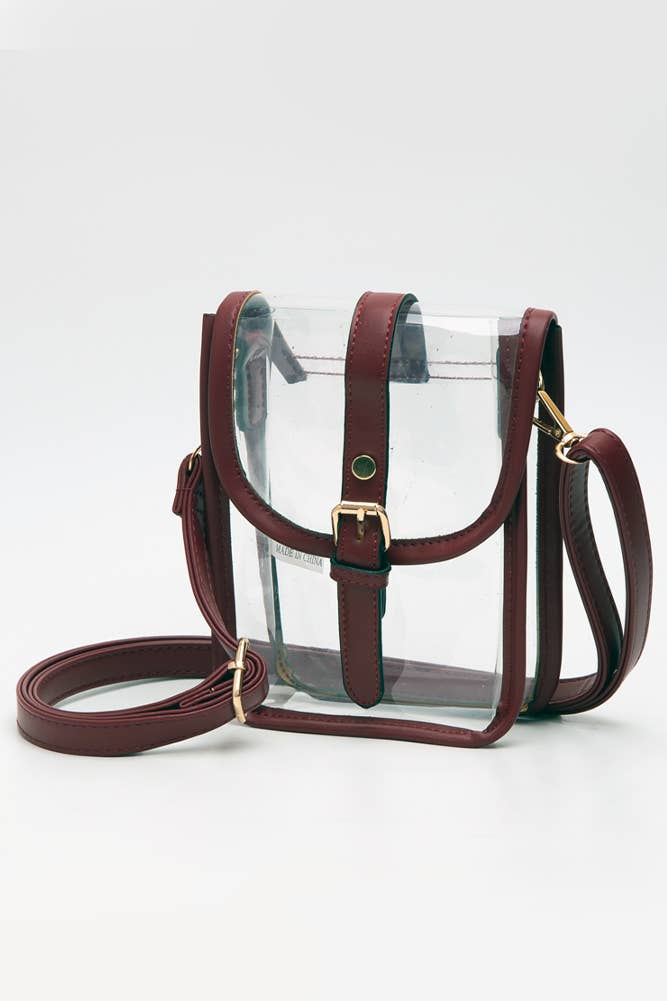 Clear Cross Body Stadium Concert Transparent Handbag