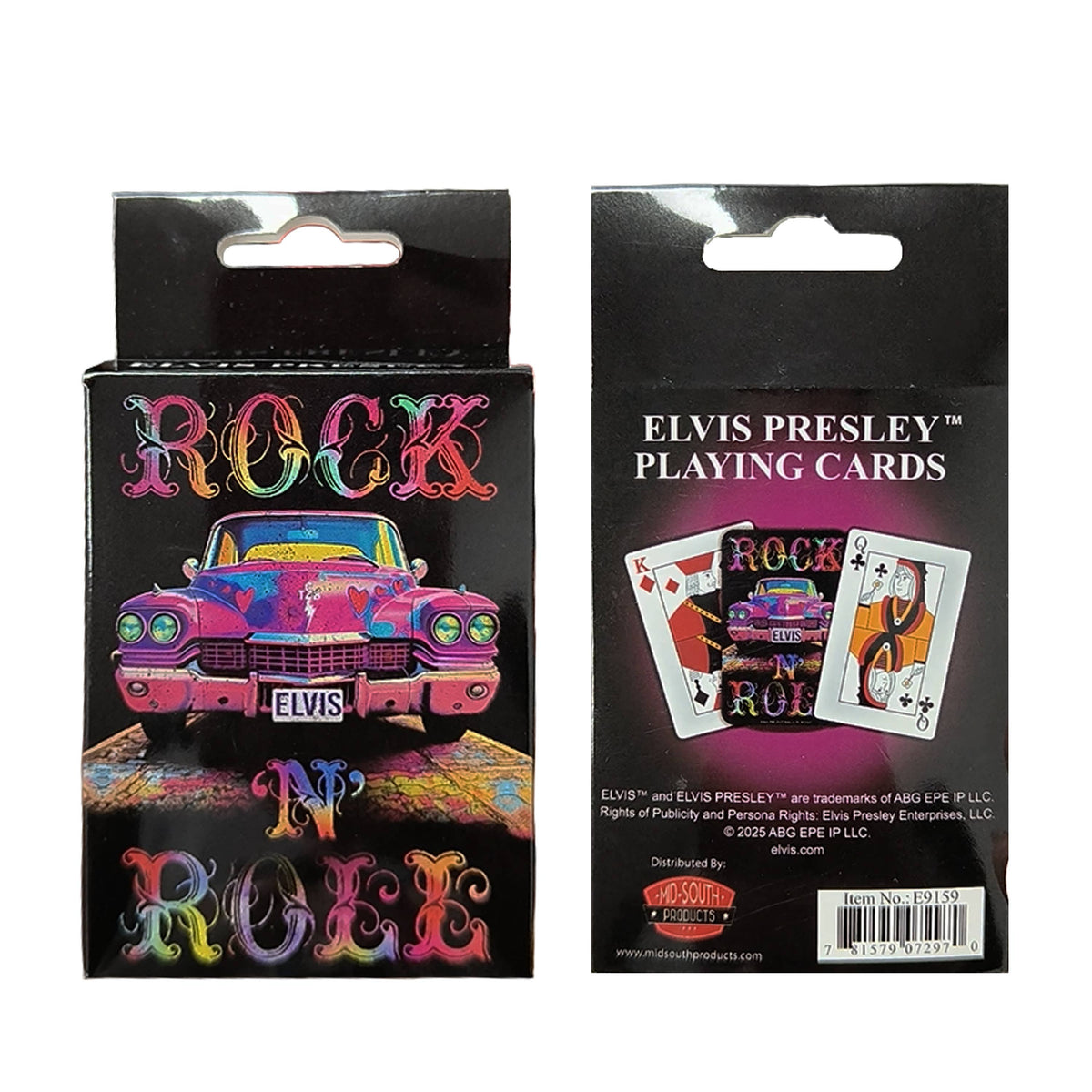 Elvis Playing Cards - Rock 'N' Roll Caddy