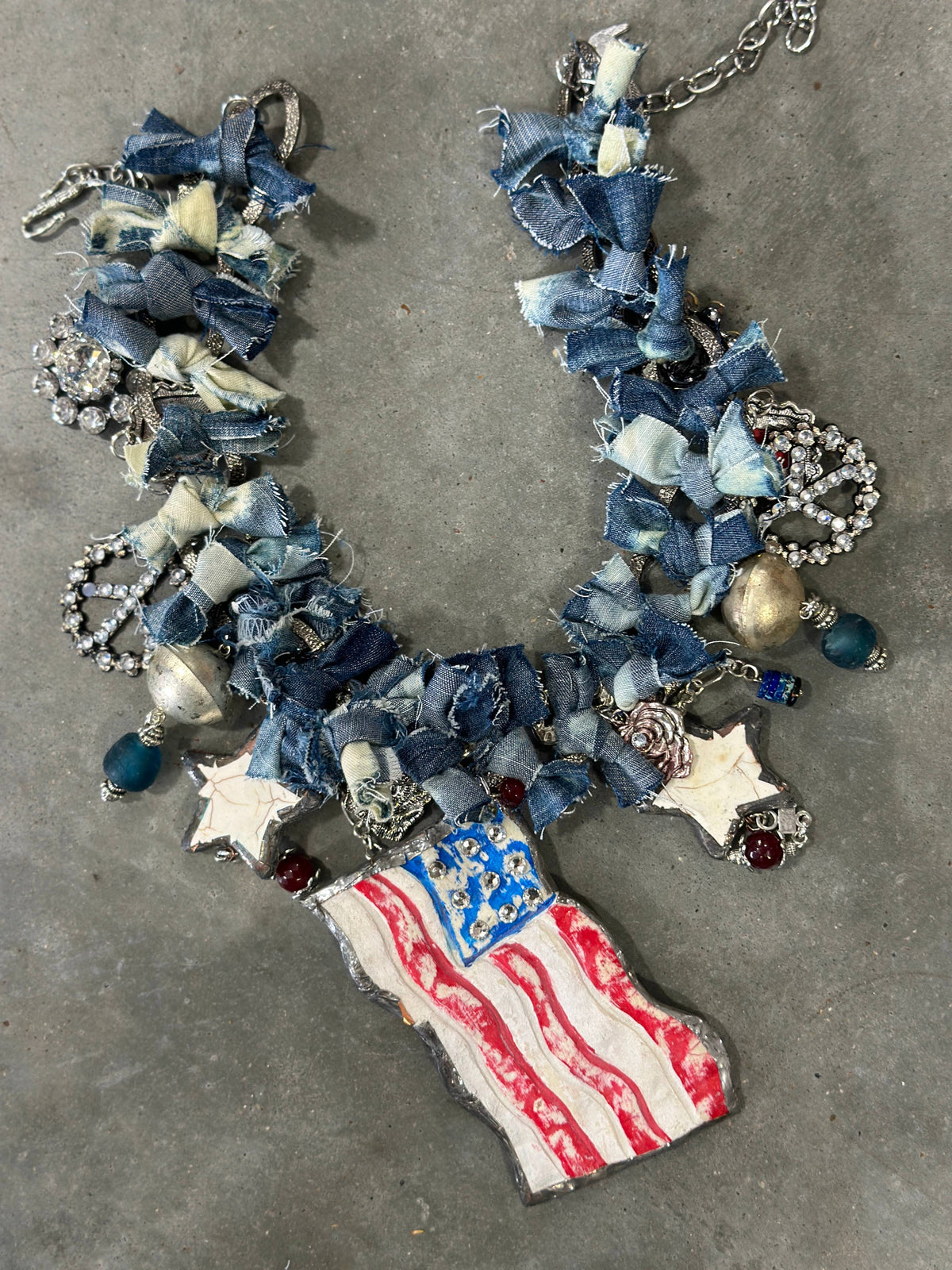 Americana Handmade Necklace