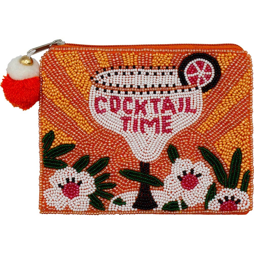 Cocktail Time Coin Purse