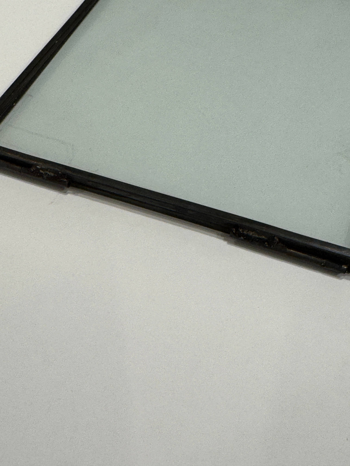 4" x 4" Black Zink Glass Frame