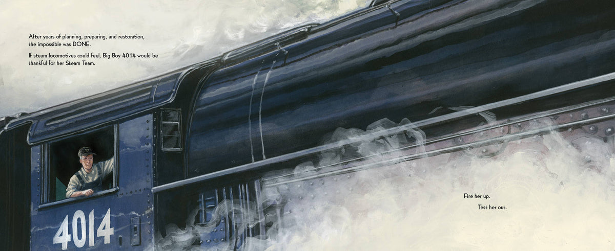 Big Boy 4014 and the Steam Team: Children's Picture Book
