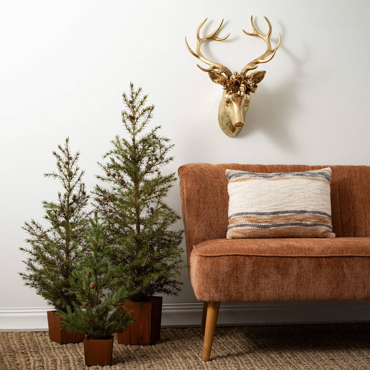 45" POTTED CEDAR PINECONE TREE