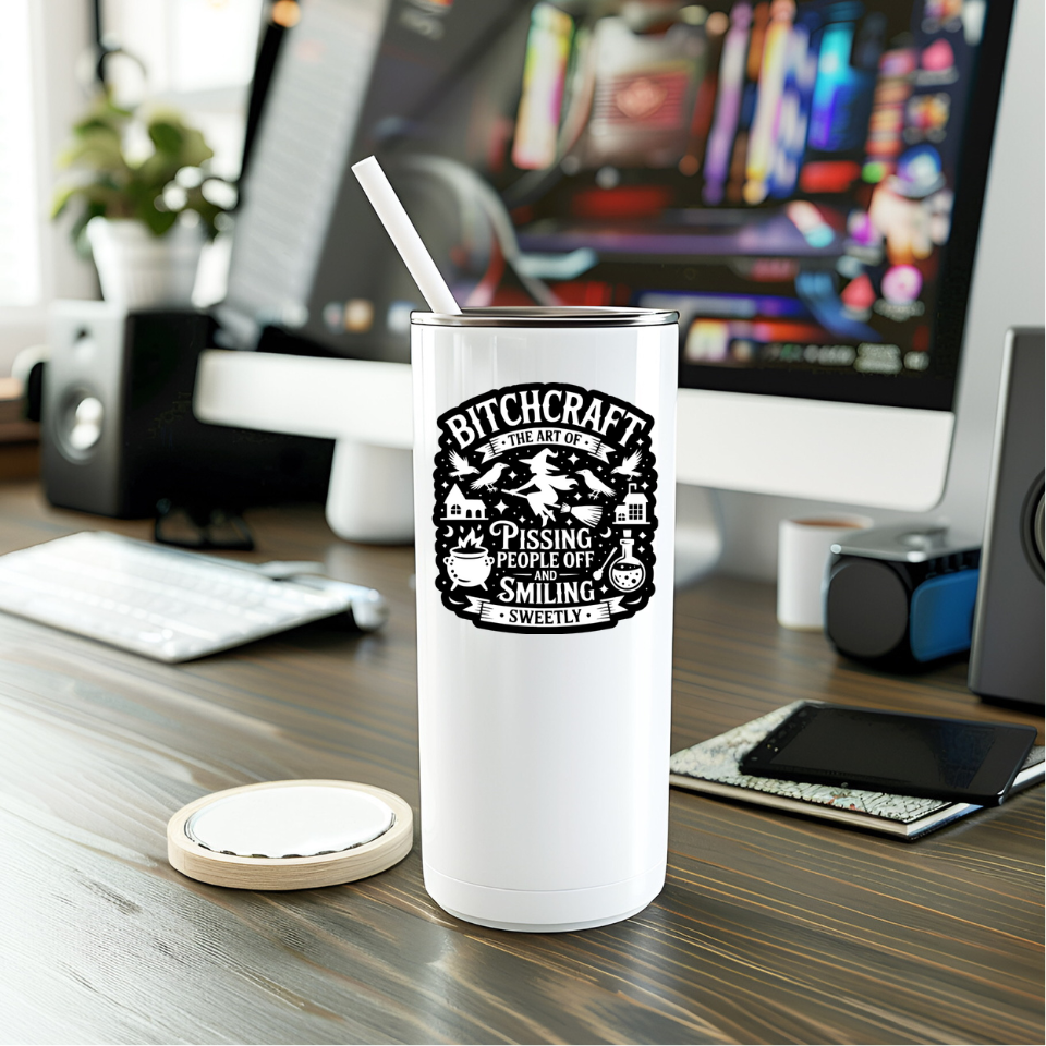 Funny Bitchcraft Vinyl Sticker