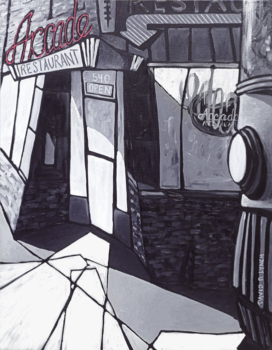 &quot;Arcade Restaurant&quot;  Print by David Lynch