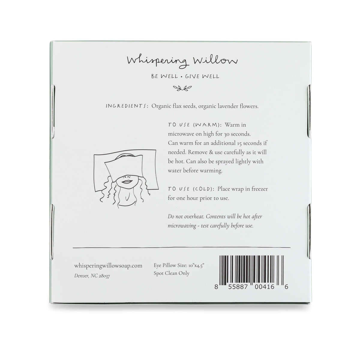Eye Pillow, Lavender - Boxed