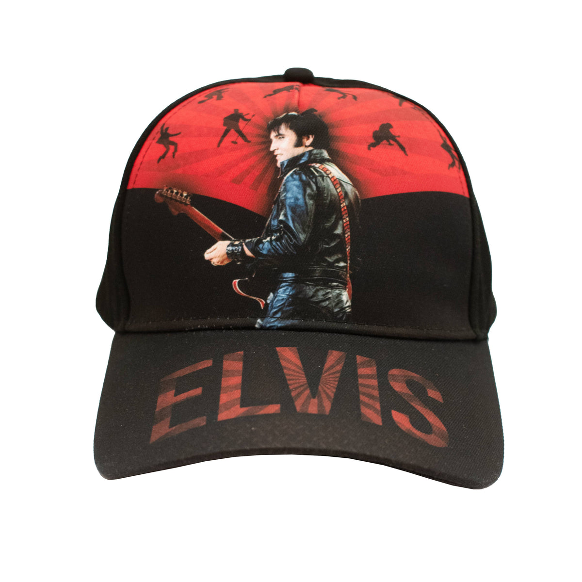 Elvis Cap - Black &amp; Red &#39;68