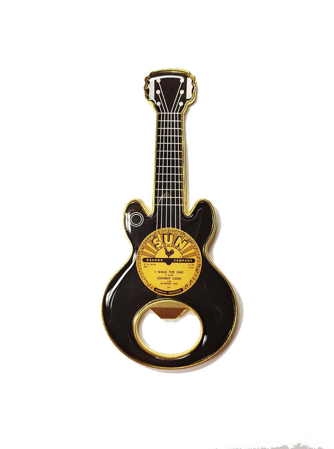 Sun Record Bottle Opener Magnet - Johnny Cash