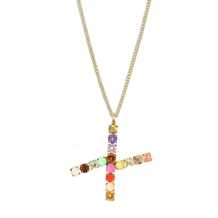 Monogram in Colors Necklace - Choose Your Initial