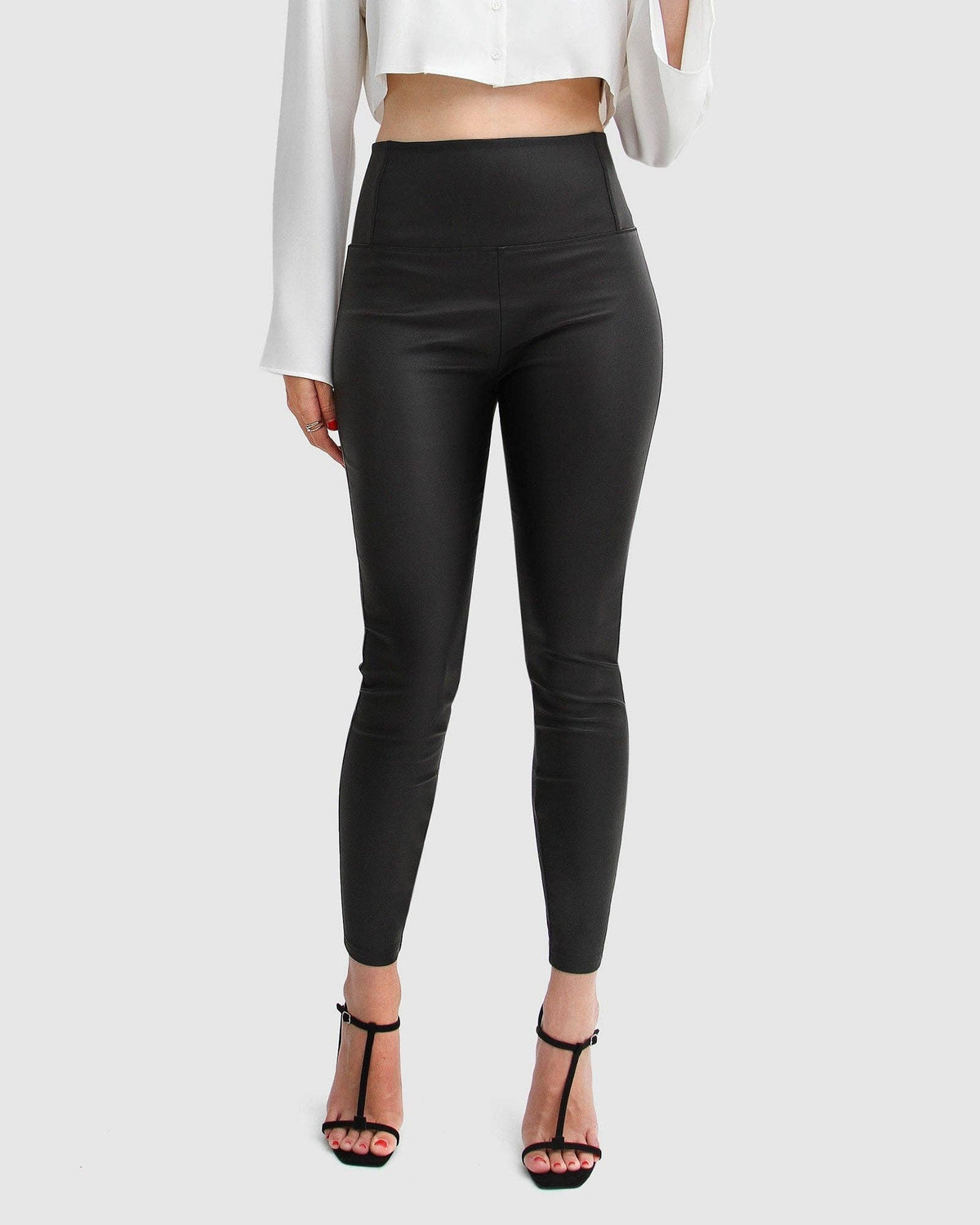 City Slicker Coated Legging - Black: S