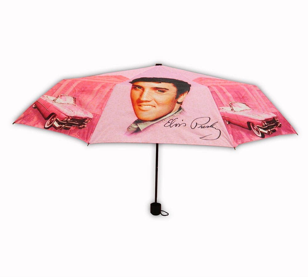 Elvis Umbrella - Pink Cars