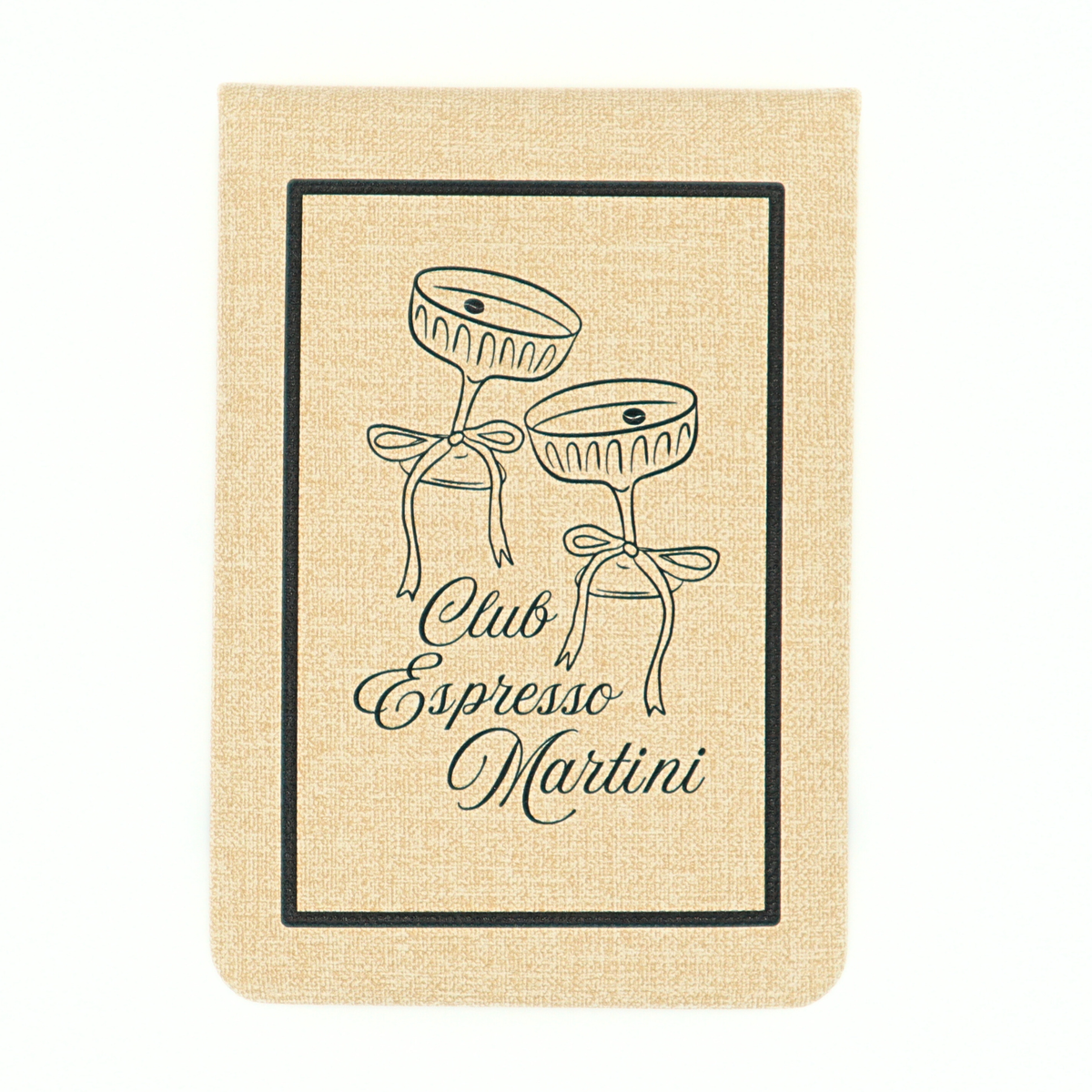 Club Espresso Martini - Leatherette Pocket Journal