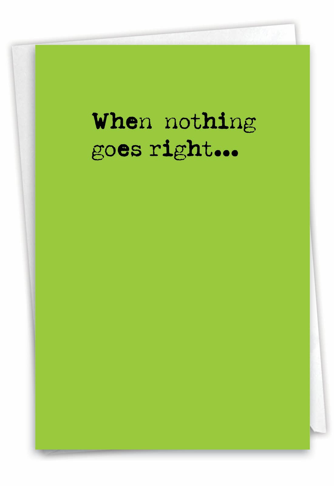 Go Left Funny Birthday Greeting Card