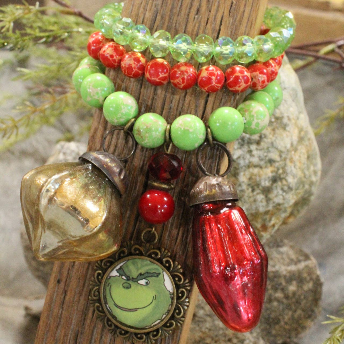 Grinchy Isn't Allowed Charm'd Bracelet Set