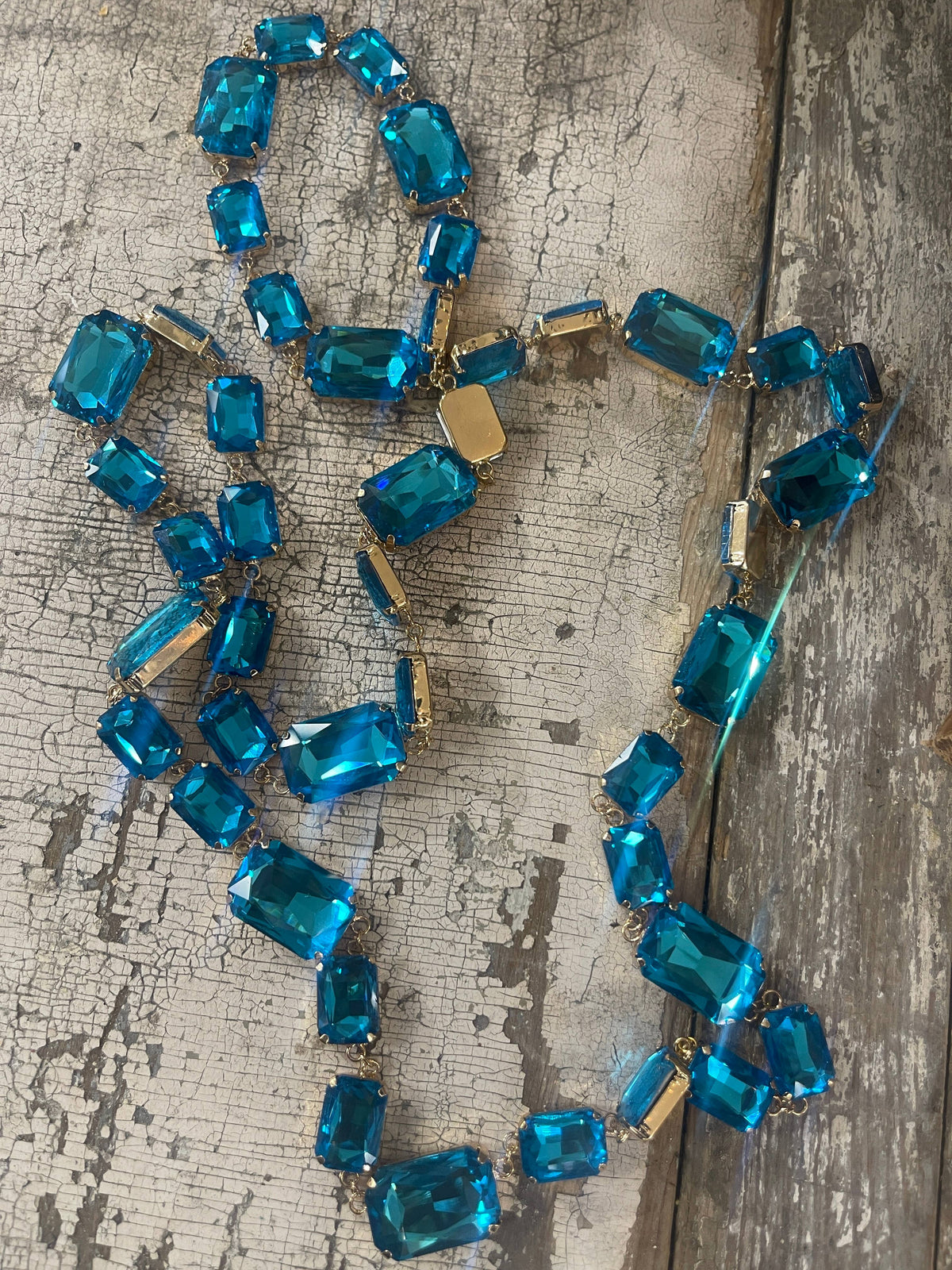 Crystals Galore Double Wrap Necklace