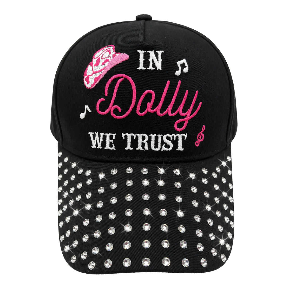 In Dolly We Trust Cap - Rhinestones
