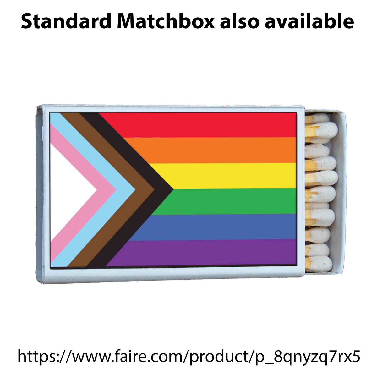 Matches • LGBTQ+ Wooden Matchbox • Home Decor • Candle Acc