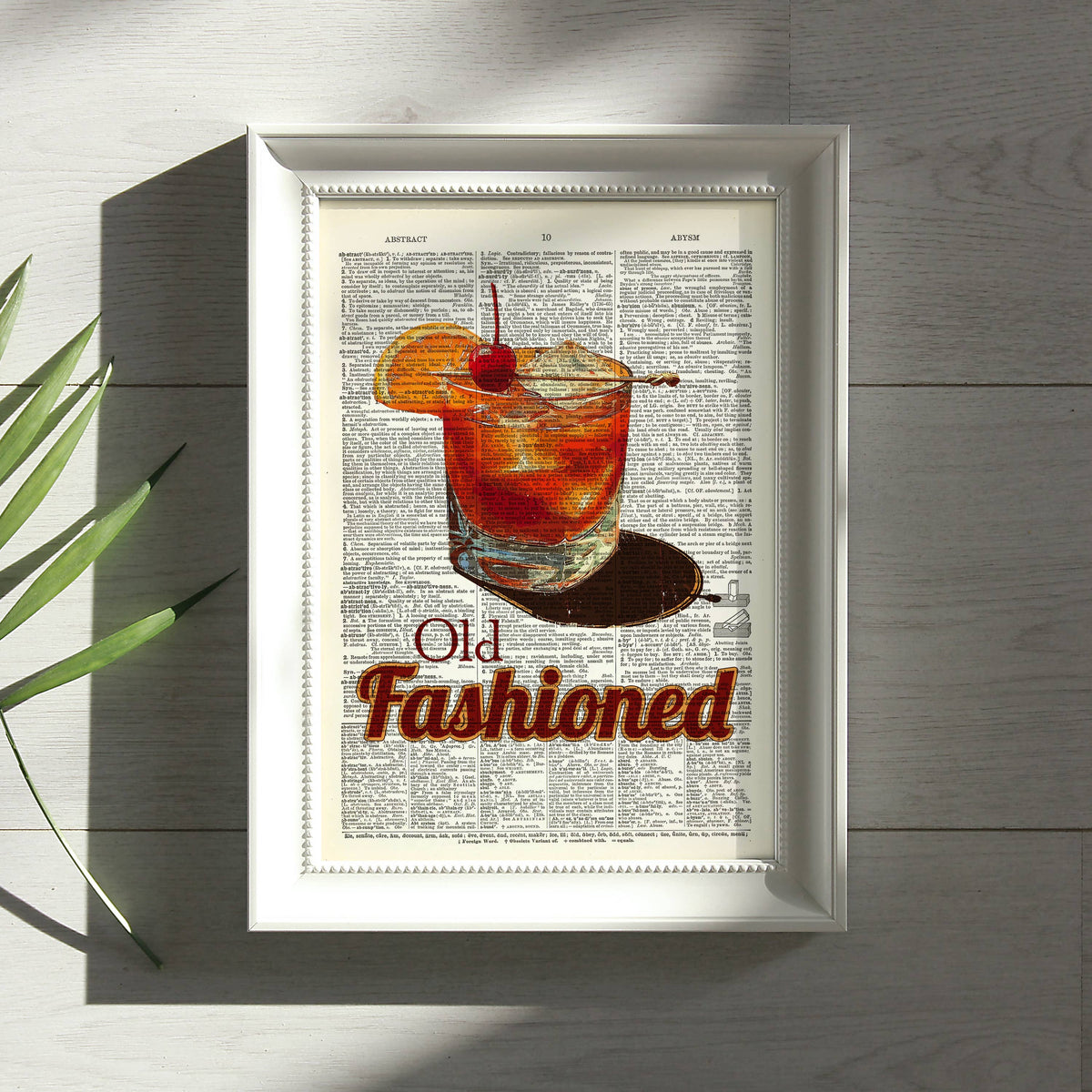Art Print Dictionary Page | Old Fashioned